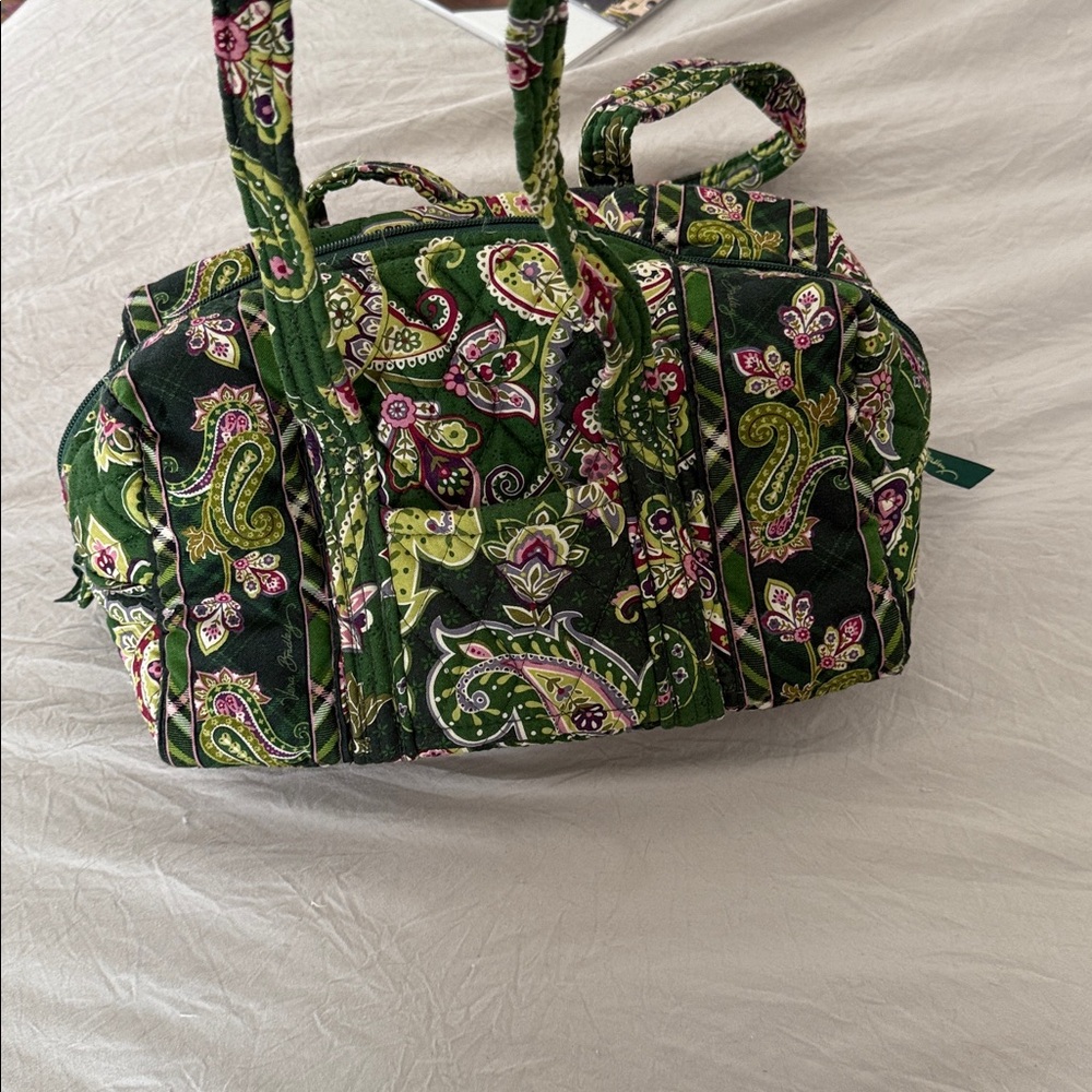 Vera Bradley Vintage Chelsea Pattern Small Tote - Picture 2 of 5